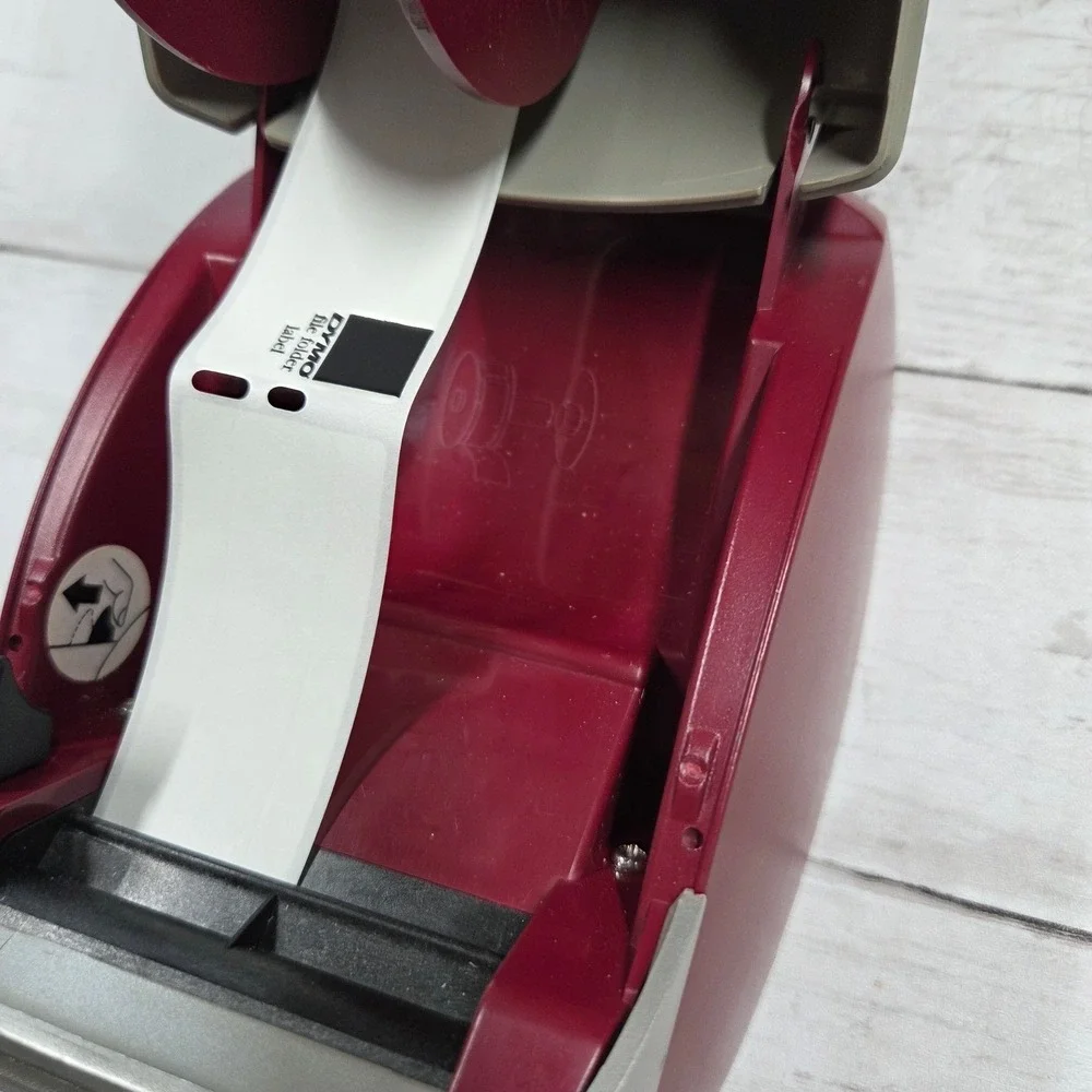 DYMO LabelWriter Turbo 330‎ Thermal Printer Silver Burgundy 90884 USB Office